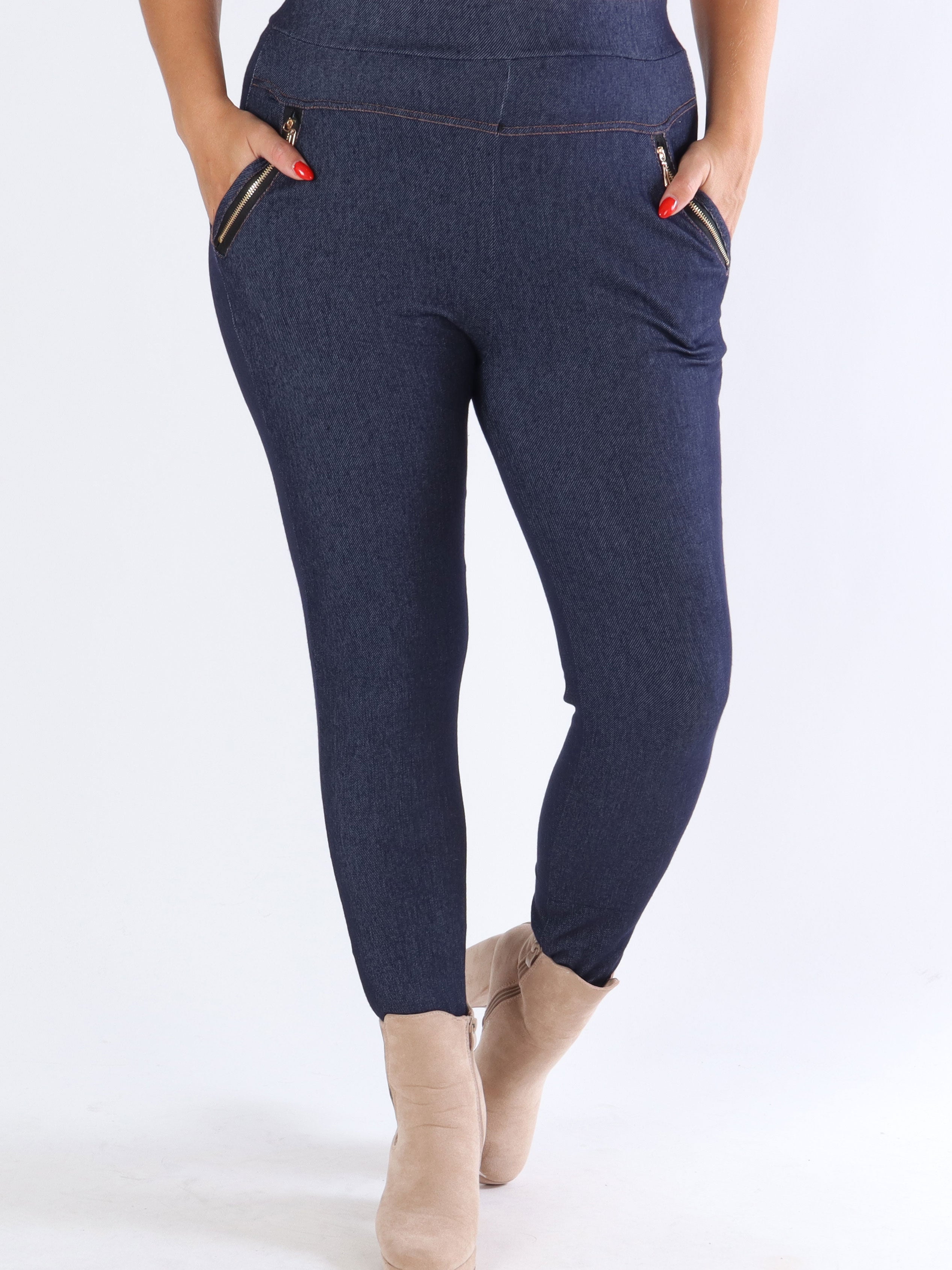 Serena - Super bløde og elastiske plus size leggings